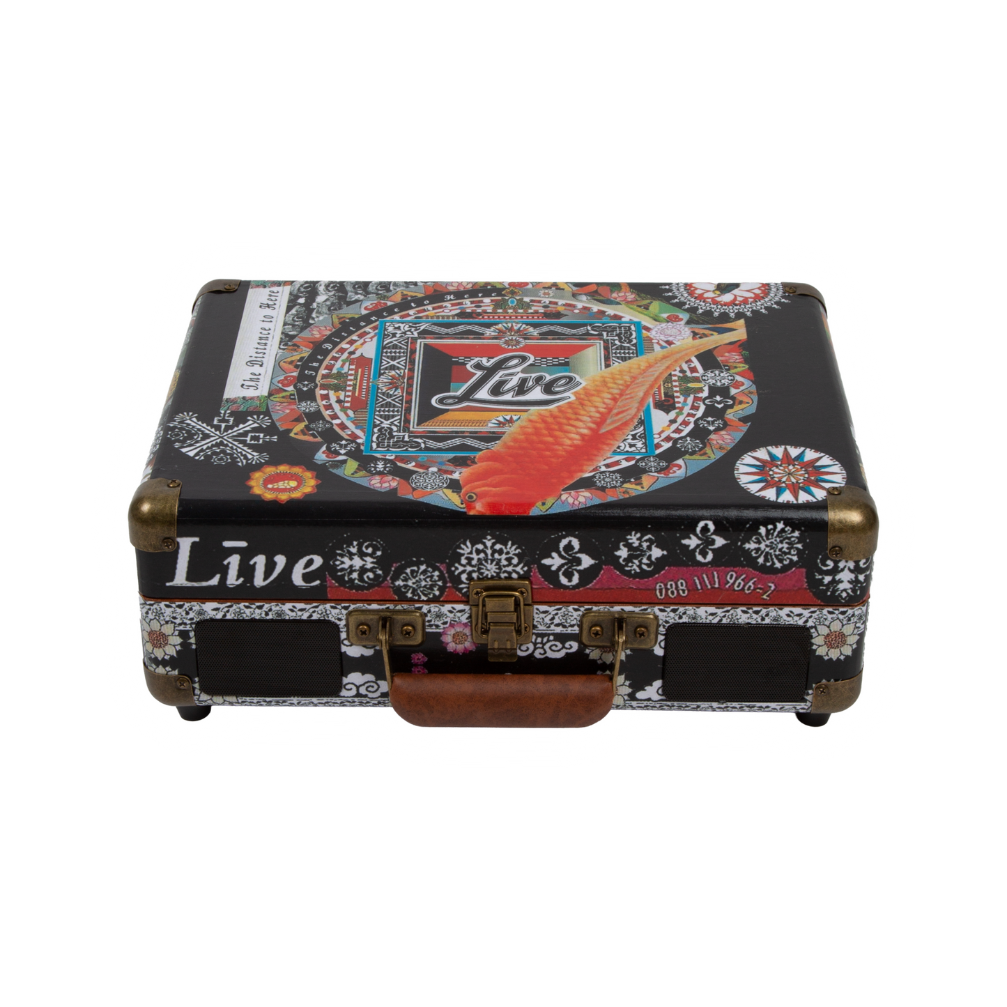 LIMITED EDITION AUTOGRAPHED "The Distance To Here" Decoupage Turntable