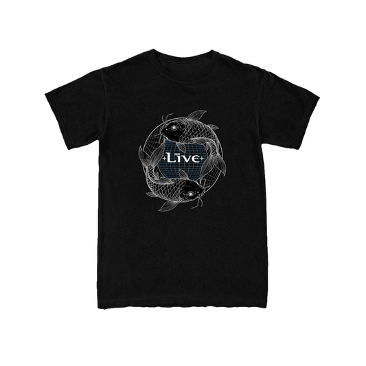Black Koi Fish Tour Tee