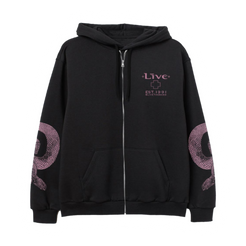 Black Snake Zip Hoodie – +LIVE+ Black Snake Zip Hoodie – +LIVE+