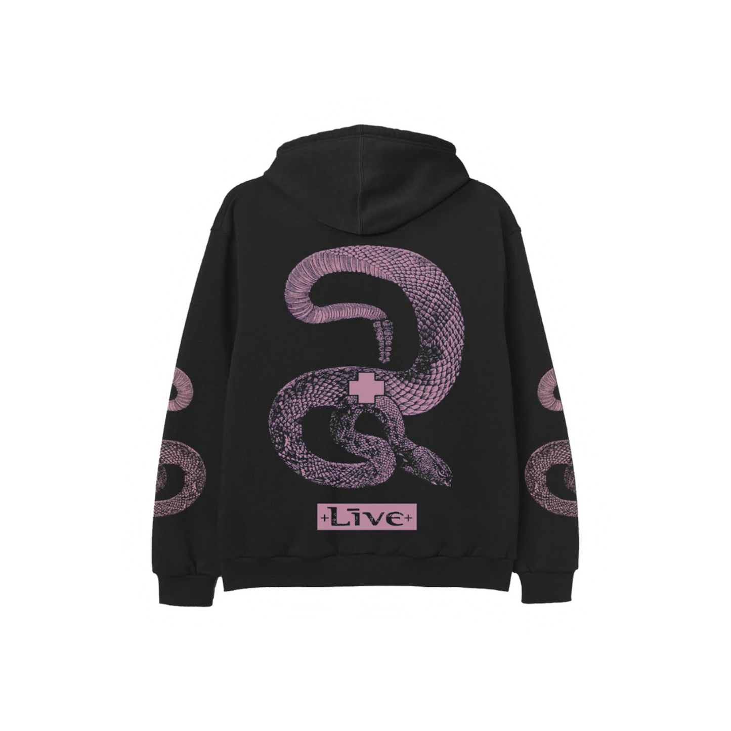 Black Snake Zip Hoodie