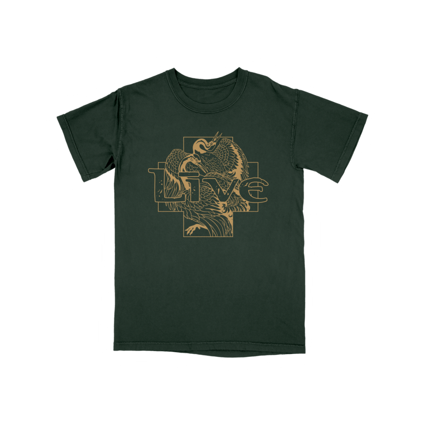 Forest Green Birds Tee
