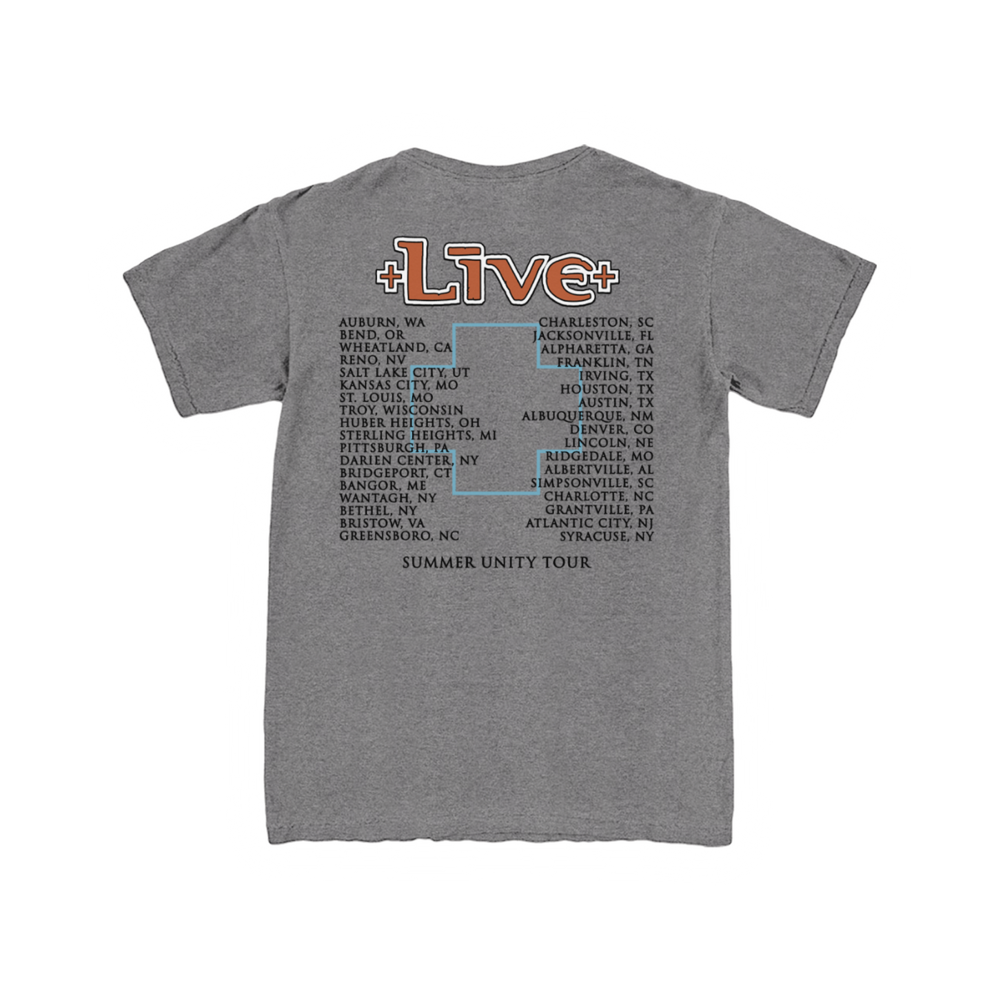 Grey Koi Fish Tour Tee