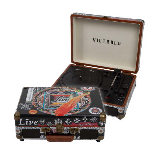 LIMITED EDITION AUTOGRAPHED "The Distance To Here" Decoupage Turntable